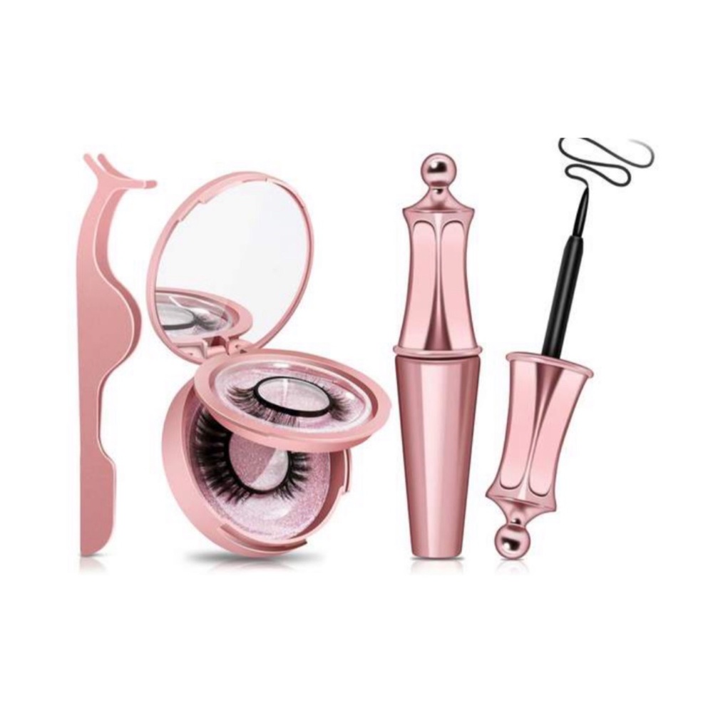 🐝• (2) Pairs Magnetic 3D Lashes & Eyeliner Kit